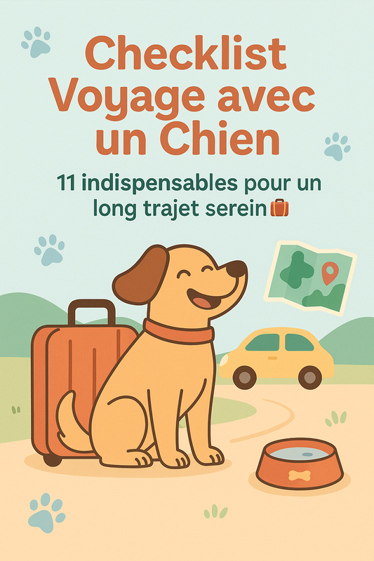 Checklist pour préparer son chien à un long trajet