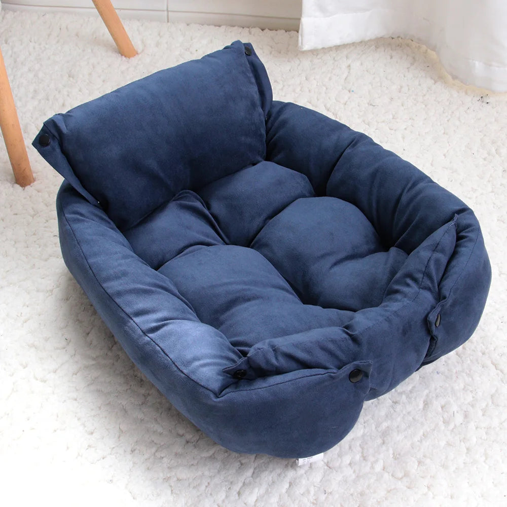 Coussin-pour-chien-bleu