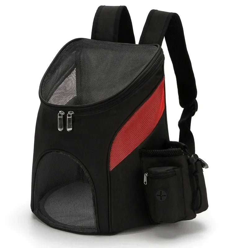 Sac-a-dos-pour-chien-noir-rouge