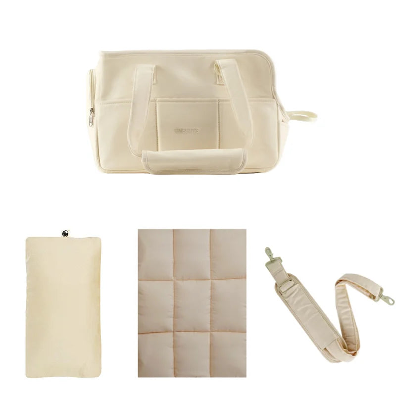 Sac-de-transport-pour-chien-ensemble-beige