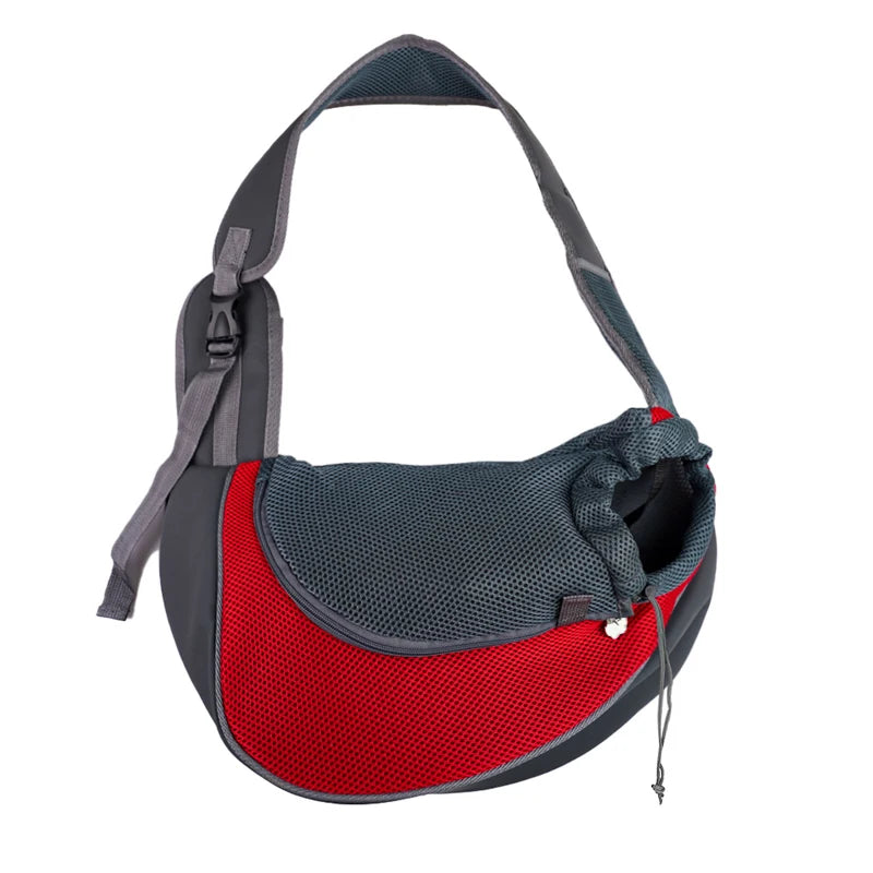 Sac-de-transport-pour-chien-rouge-bandoulière