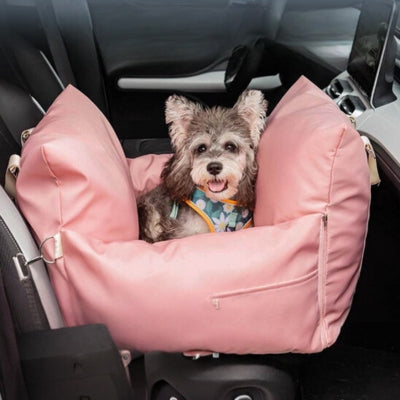 Siege-auto-chien-rose