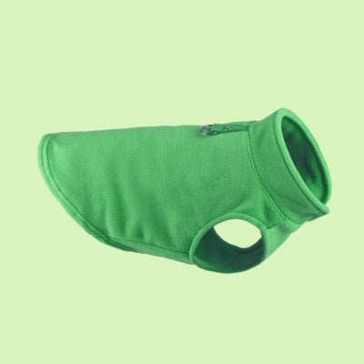 VETEMENT-POUR-CHIEN-VERT-HIVER