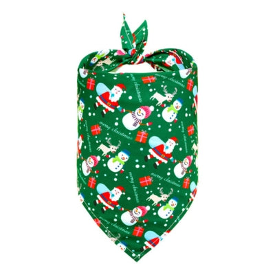 bandana-chien-vert-pere-noel
