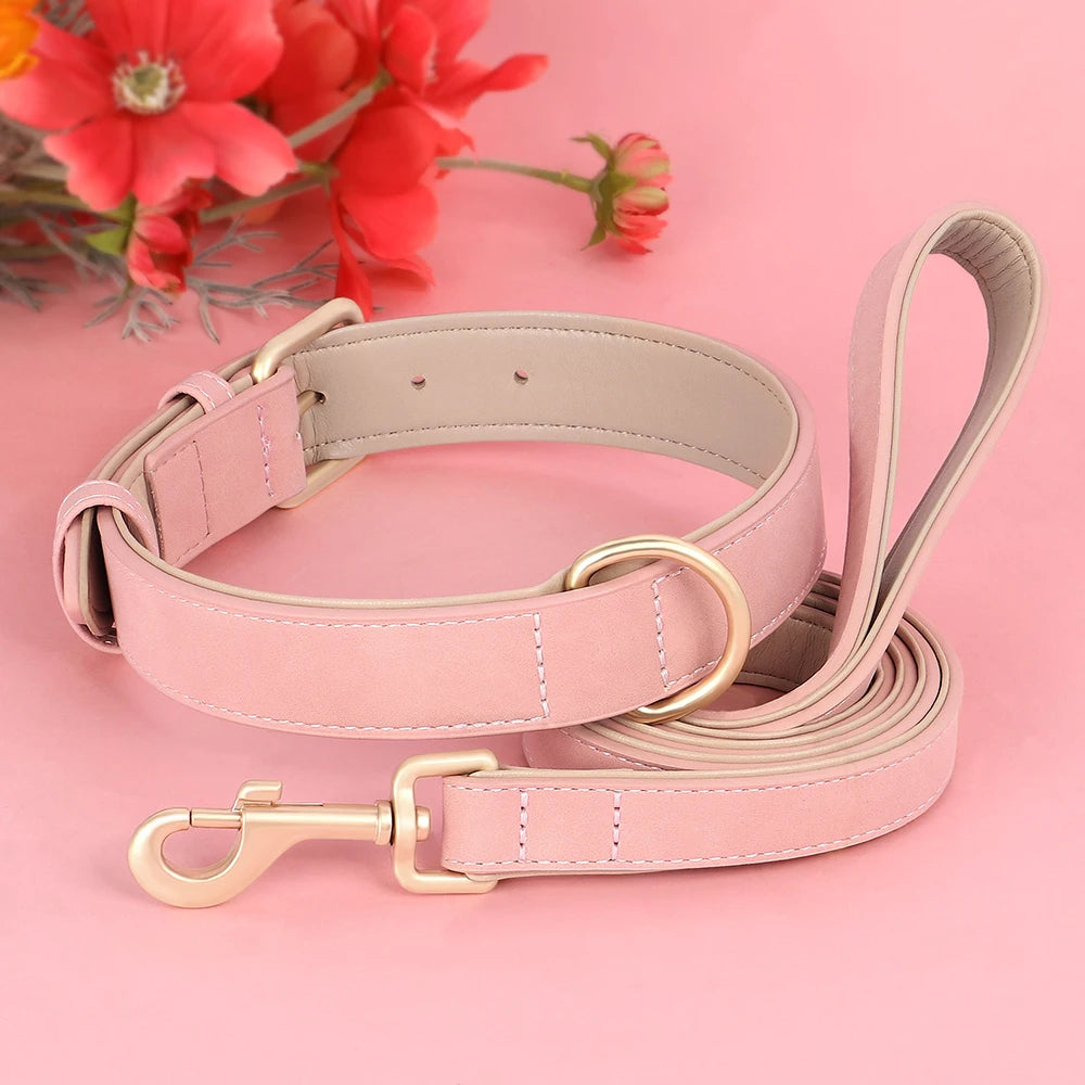 collier-chien-en-cuir-rose