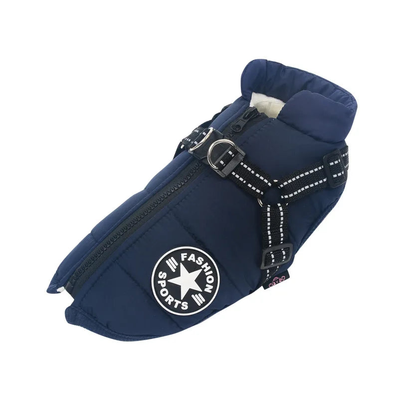 harnais-pour-chien-manteau-bleu