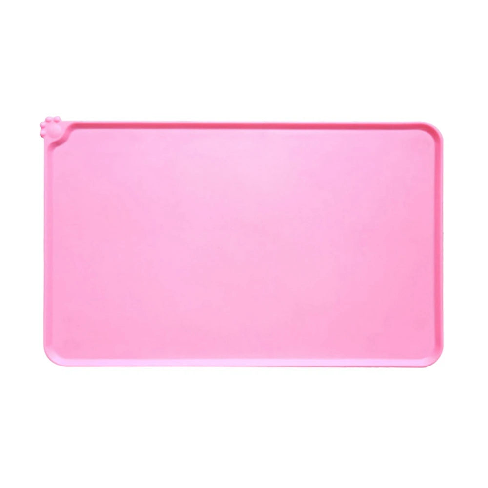 tapis-gamelle-chien-flexible-Rose