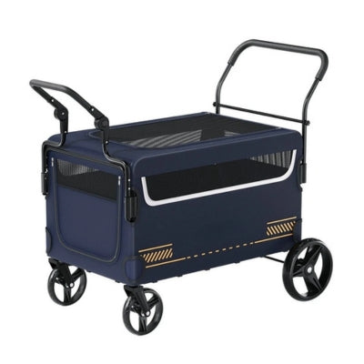 Poussette pour chien grande taille – Chariot robuste 80 kg