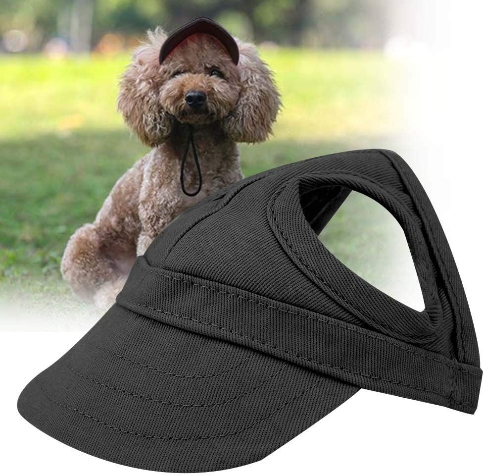 Casquette-pour-chien-noir