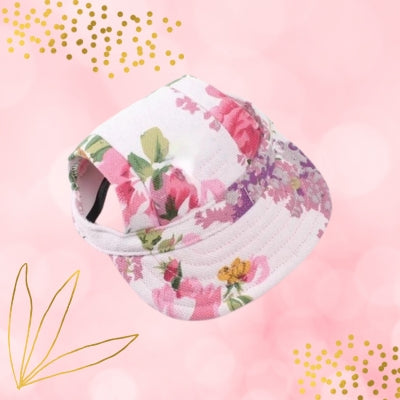 Casquette-pour-chien-rose-pale