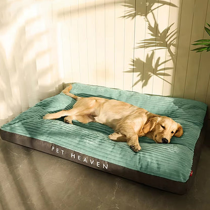 Coussin-pour-chien-vert-durabe