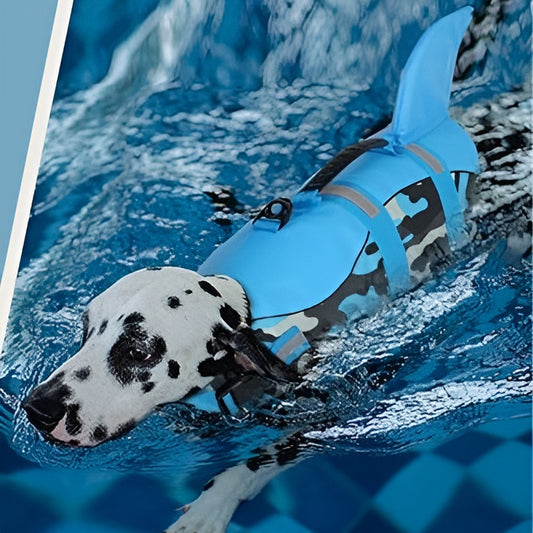 Gilet-de-sauvetage-pour-chien-bleu