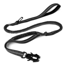 Charger l&#39;image dans la galerie, Laisse-pour-chien-anti-choc-noir
