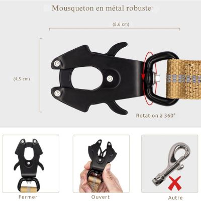Laisse-pour-chien-mousqueton-rapide-et-robuste