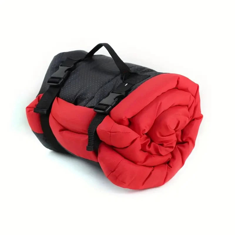 Lit-pour-chien-portable-rouge