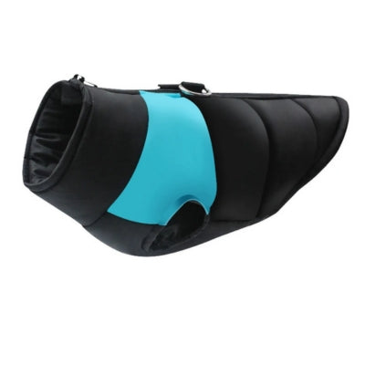 Manteau-pour-chien-bleu-impermeable