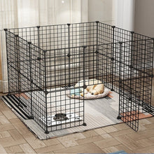 Charger l&#39;image dans la galerie, Parc pour chien en métal pliable – Espace sécurisé pour intérieur et extérieur
