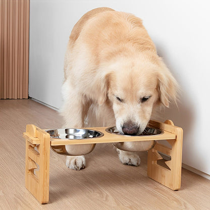 Porte-gamelle-en-bois-plus-gamelles-inox