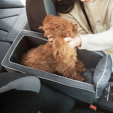 Charger l&#39;image dans la galerie, Siege-auto-pour-chien-gris-pratique
