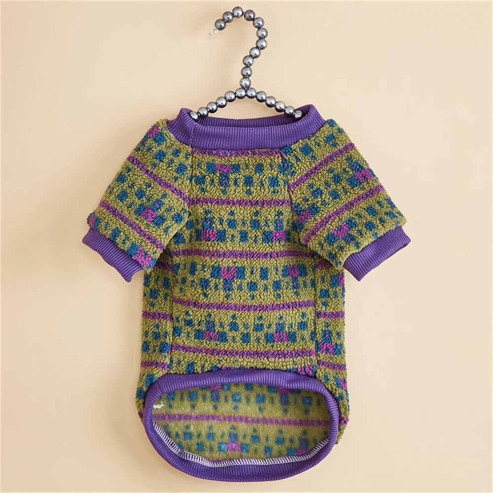 Vetement-pour-chien-Violet-Totem-ensemble