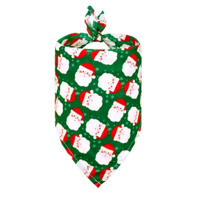 bandana-chien-vert-noel