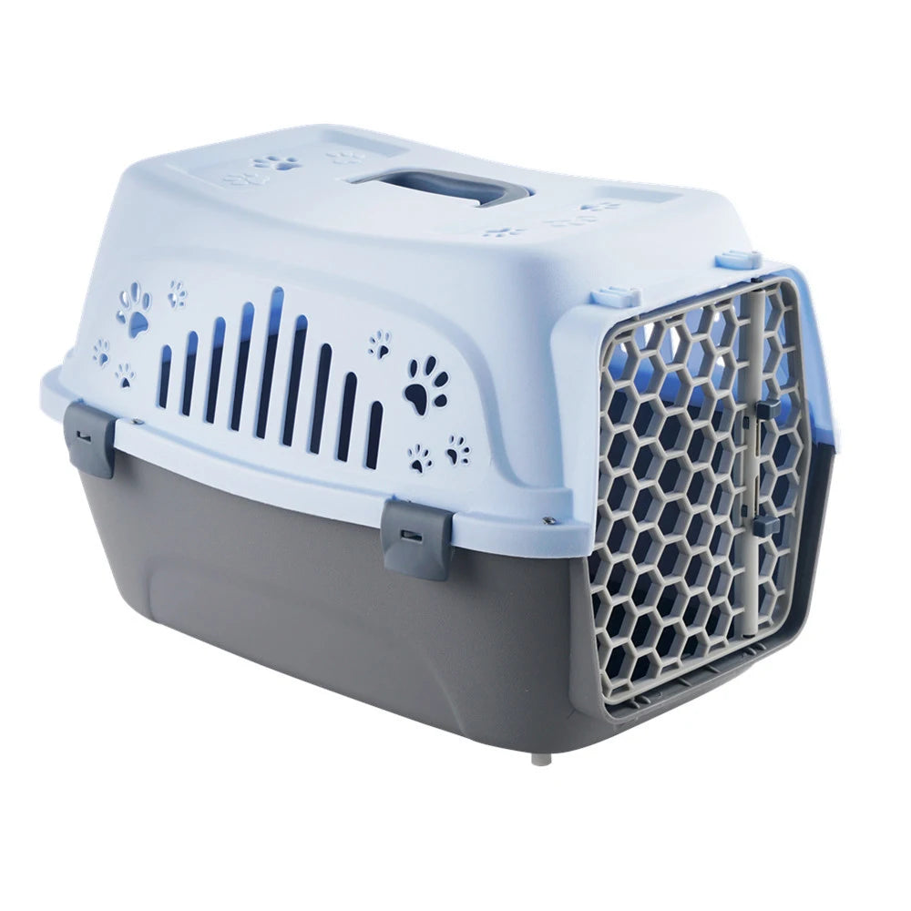 caisse-de-transport-pour-chien-bleu