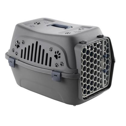 caisse-de-transport-pour-chien-grise