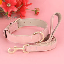 Charger l&#39;image dans la galerie, collier-chien-en-cuir-rose
