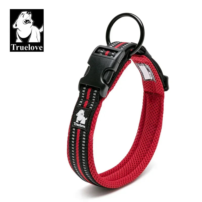 collier-chien-rouge-réfléchissant