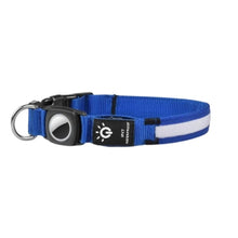 Charger l&#39;image dans la galerie, collier-lumineux-pour-chien-bleu-USB
