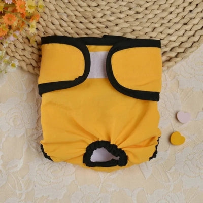 couche-pour-chien-jaune