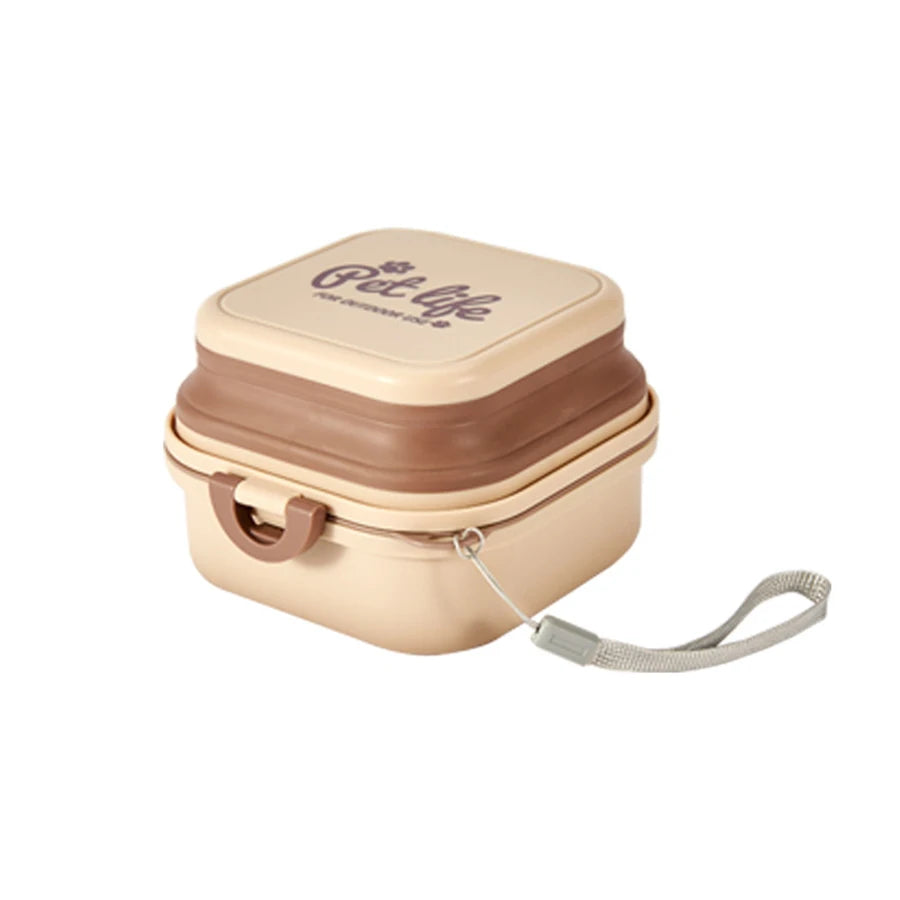 gamelle-pour-chien-pliable-marron