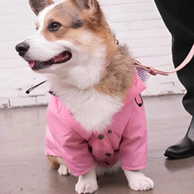impermeable-pour-chien-rose-et-confortable