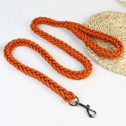 laisse-pour-chien-orange-nylon