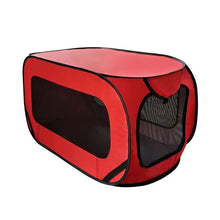 Charger l&#39;image dans la galerie, niche-pour-chien-pliante-rouge
