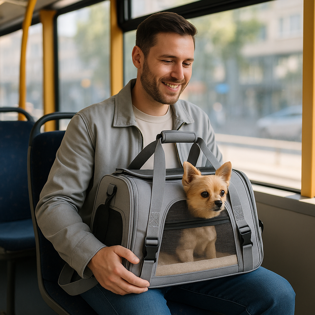 sac-de-transport-chien-bus-voyage