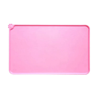 tapis-gamelle-chien-flexible-Rose