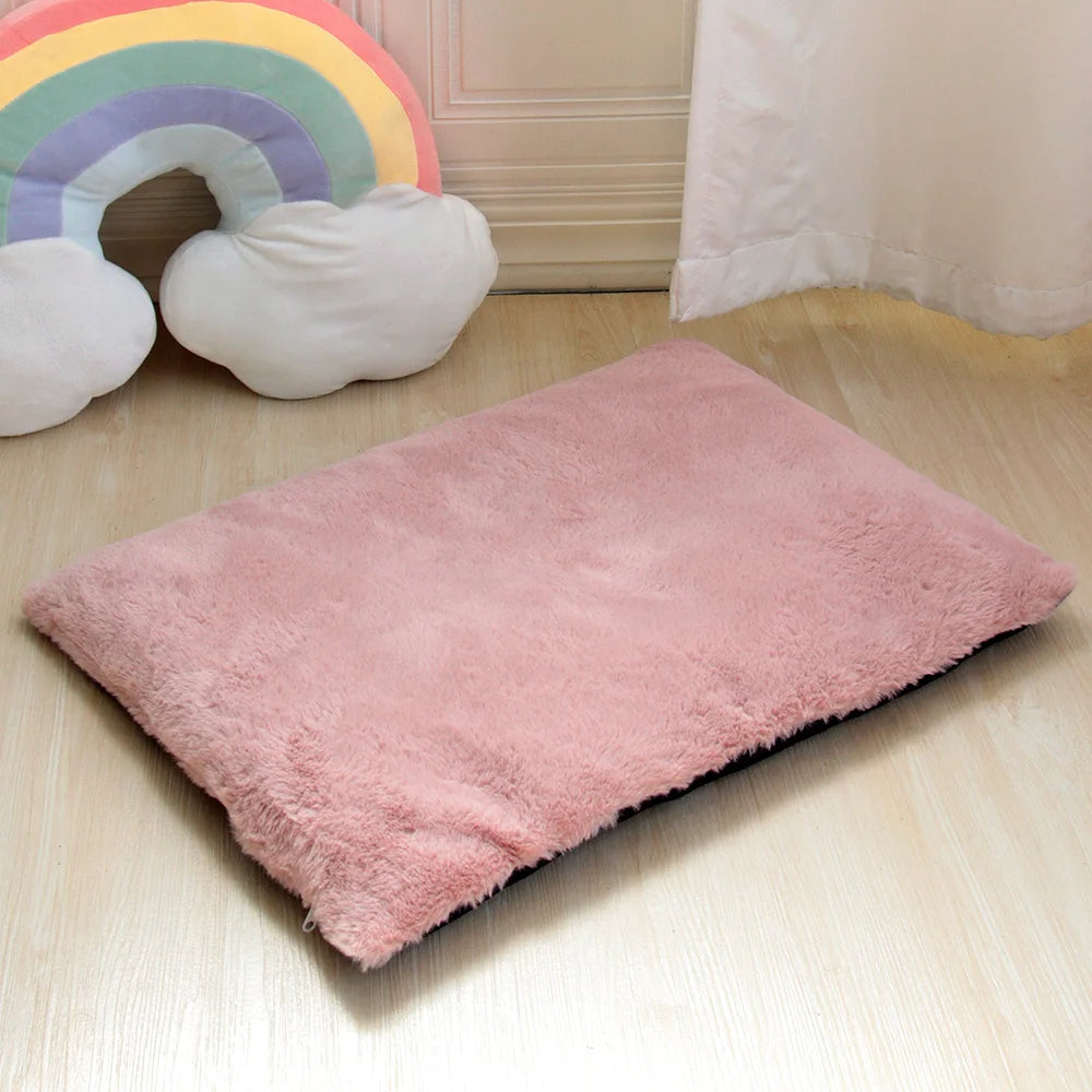 tapis-pour-chien-rose-doux