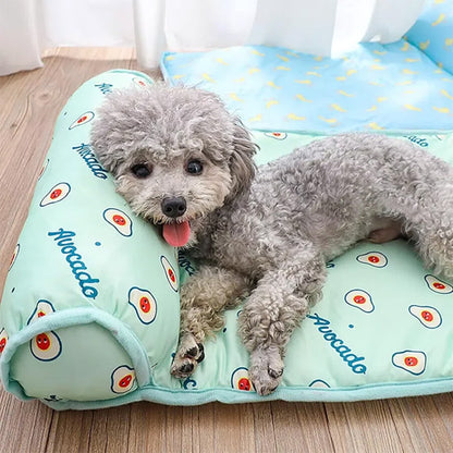 tapis-rafraichissant-chien-ete-soie-glacee