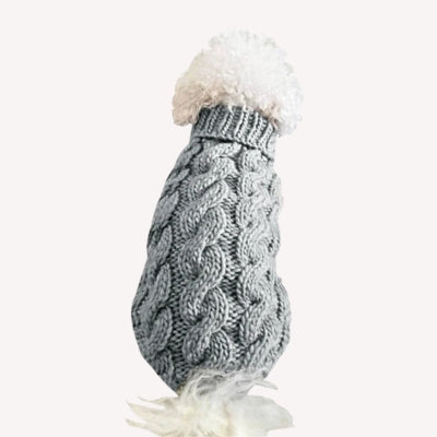 vetement-pour-chien-laine-gris-bien-au-chaud